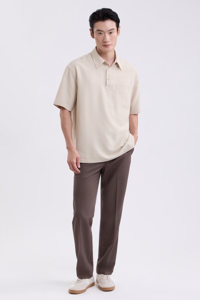 Seersucker Relaxed-Fit Shirt