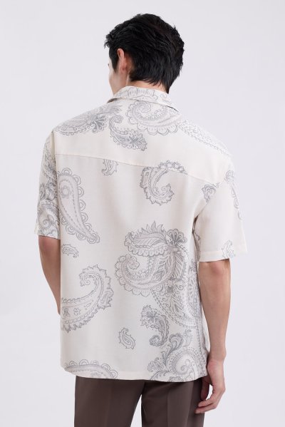 Paisley Canvas Print Shirt