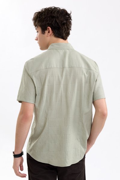 Jacquard-Weave Shirt