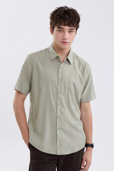 Jacquard-Weave Shirt