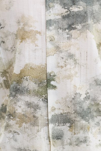 Verdant Landscape Print Shirt