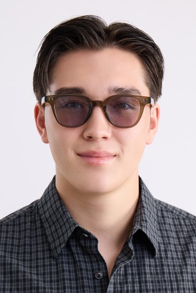 เสื้อเชิ้ตแขนสั้น Micro Check Print Shirt