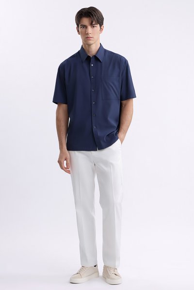 เสื้อเชิ้ตแขนสั้น Lightweight Blend Shirt