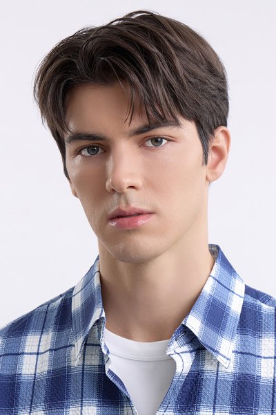 เสื้อเชิ้ตแขนสั้น Habour Plaid Print Shirt