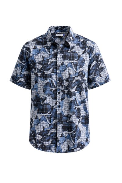 Nautical Mosaic Print Shirt