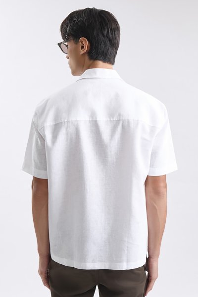 เสื้อเชิ้ตแขนสั้น Linen-Cotton Shirt