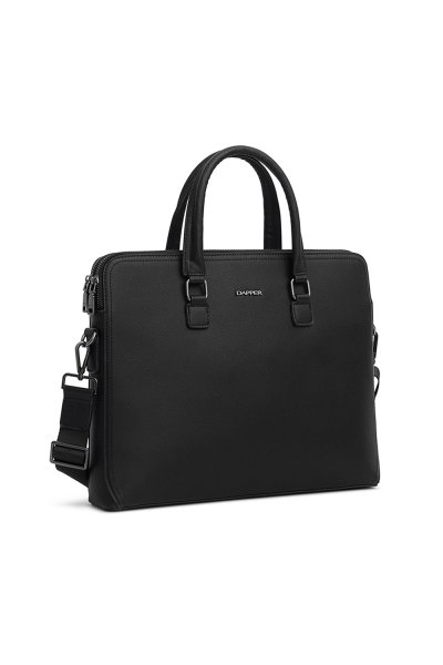 Slim Folio Briefcase - Black