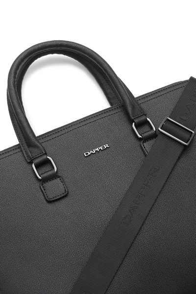 Slim Folio Briefcase - Black