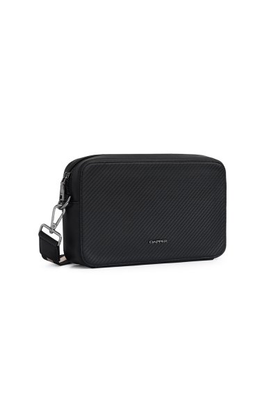 Carbon Fiber Boxy Crossbody Bag