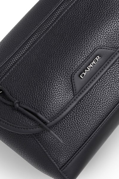 Pebbled Flap Crossbody Bag