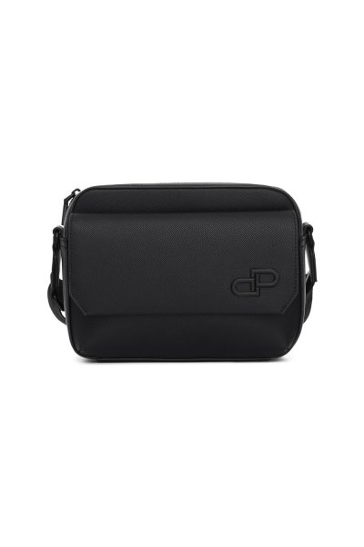 DP Iconic Flap Crossbody Bag - Black