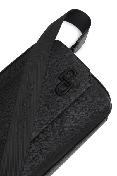 DP Iconic Flap Crossbody Bag - Black