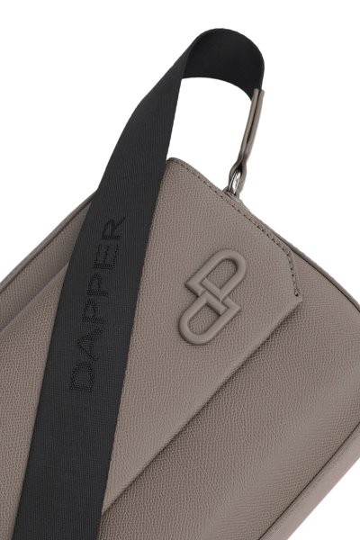 กระเป๋าสะพายข้าง DP Iconic Flap Crossbody Bag - Brown