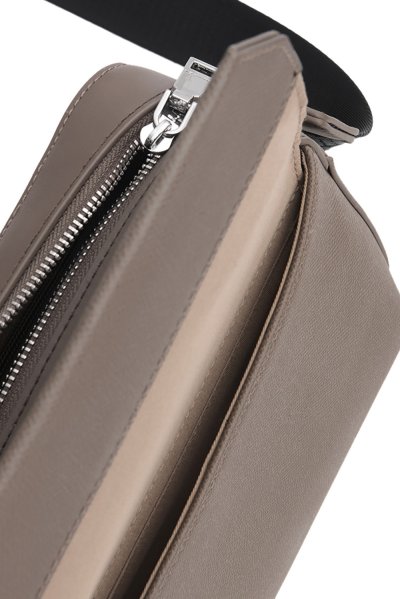 กระเป๋าสะพายข้าง DP Iconic Flap Crossbody Bag - Brown