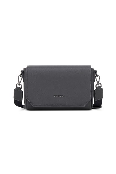 Essential Flap Crossbody Bag - Dark Grey