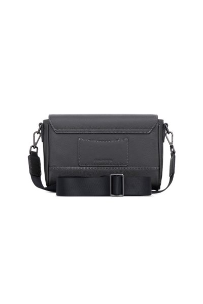 Essential Flap Crossbody Bag - Dark Grey