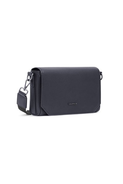 กระเป๋าสะพาย Essential Flap Crossbody Bag - Deep Grey