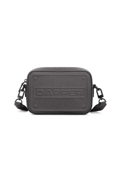 กระเป๋าสะพายข้าง DAPPER Embossed Crossbody Bag - Grey