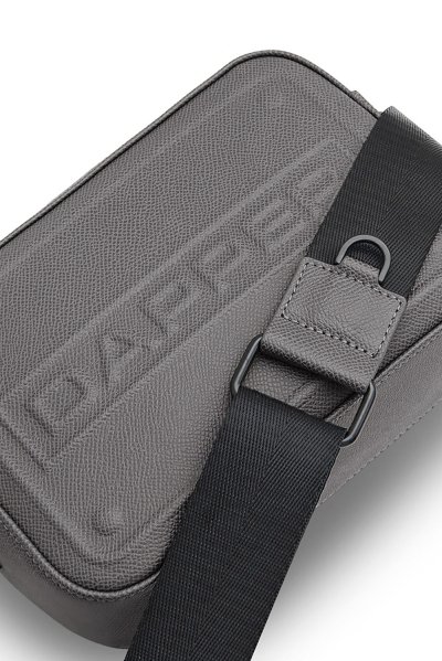 กระเป๋าสะพายข้าง DAPPER Embossed Crossbody Bag - Grey
