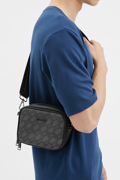 DP Monogram Mini Crossbody Bag
