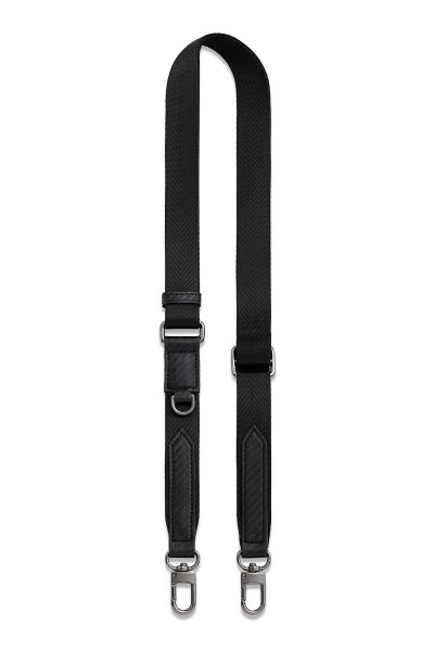 Contrast Mini Crossbody Bag - Black