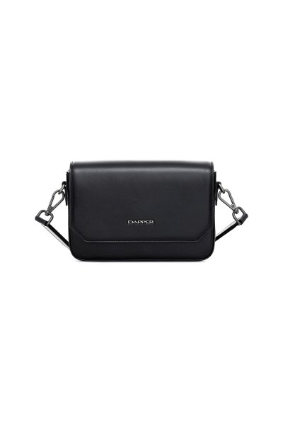 Essential Mini Crossbody Bag - Glossy Black