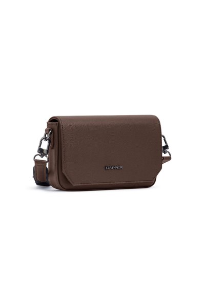กระเป๋าสะพายข้าง Essential Mini Crossbody Bag - Brown