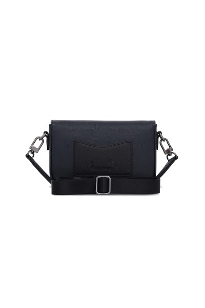 Contrast Mini Crossbody Bag - Navy