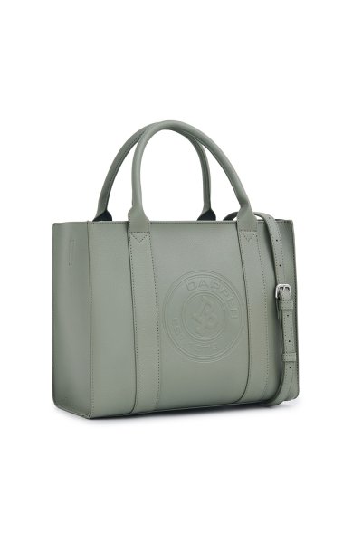 กระเป๋าถือ DP Logo Stamp Tote Bag - Green