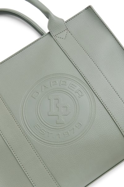 กระเป๋าถือ DP Logo Stamp Tote Bag - Green
