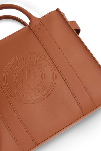 กระเป๋าถือ DP Logo Stamp Tote Bag - Tan