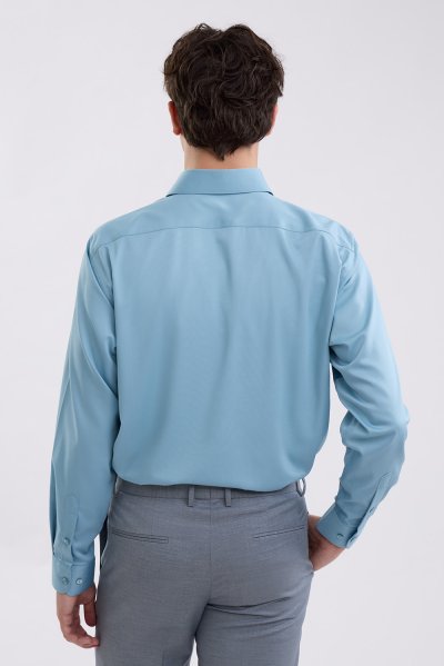 NO MORE IRON Regular Fit Shirt - Green