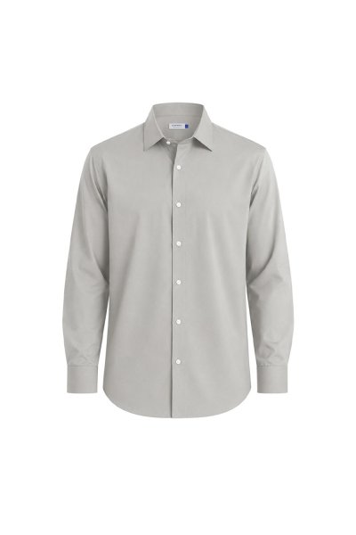 เสื้อเชิ้ตแขนยาว EASY CARE Regular Fit Shirt - Grey