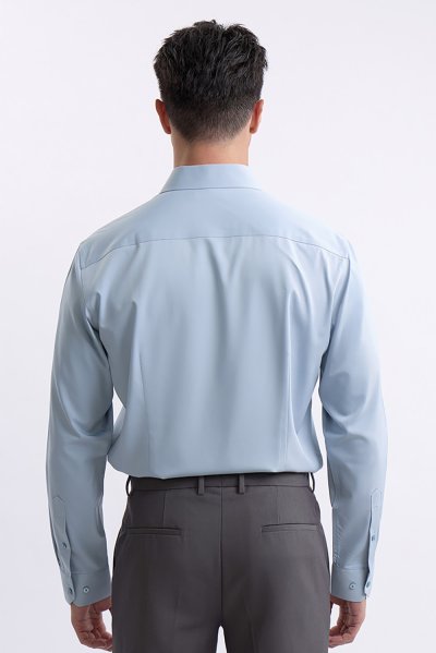เสื้อเชิ้ตแขนยาว NO MORE IRON Smart Fit Shirt - Grey