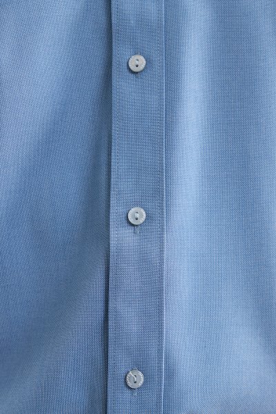SMOOTH & STRETCH Textured Smart Fit Shirt - Navy