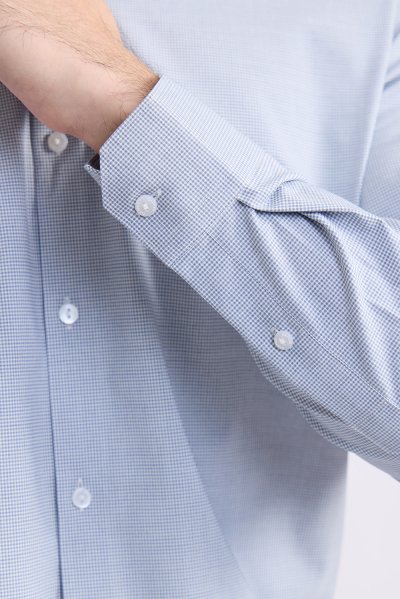 SMOOTH & STRETCH Micro Checked Smart Fit Shirt