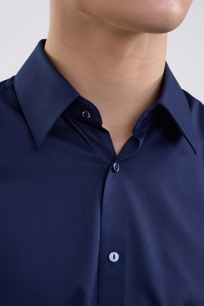 SMOOTH & STRETCH Smart Fit Shirt - Navy