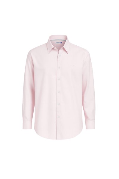 เสื้อเชิ้ตแขนยาว NO MORE IRON Regular Fit Shirt - Pink