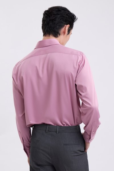 NO MORE IRON Regular Fit Shirt - Pink