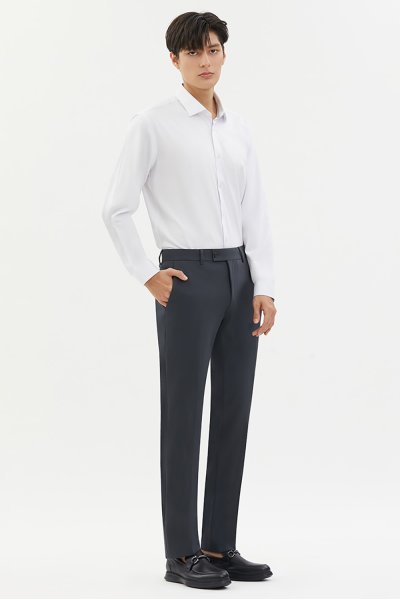 เสื้อเชิ้ตแขนยาว SMOOTH & STRETCH Smart Fit Shirt - White