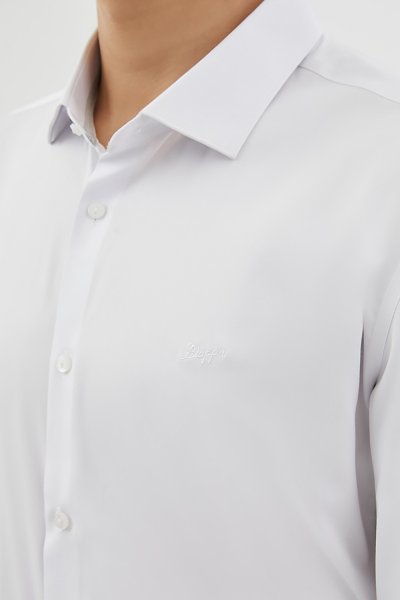 เสื้อเชิ้ตแขนยาว SMOOTH & STRETCH Smart Fit Shirt - White