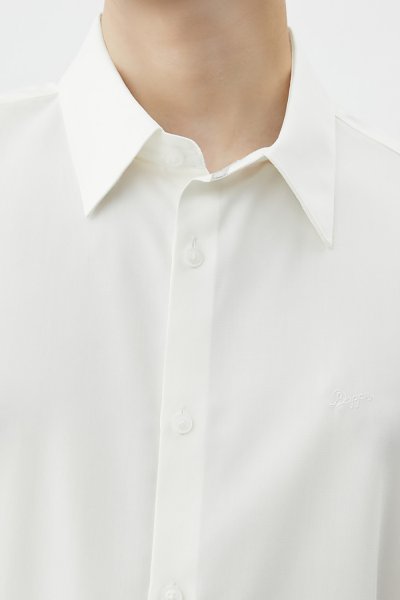 เสื้อเชิ้ตแขนยาว NO MORE IRON Regular Fit Shirt - White