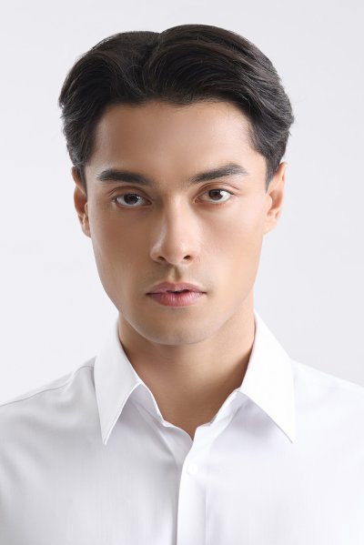 NO MORE IRON Plain Weave Smart Fit Shirt