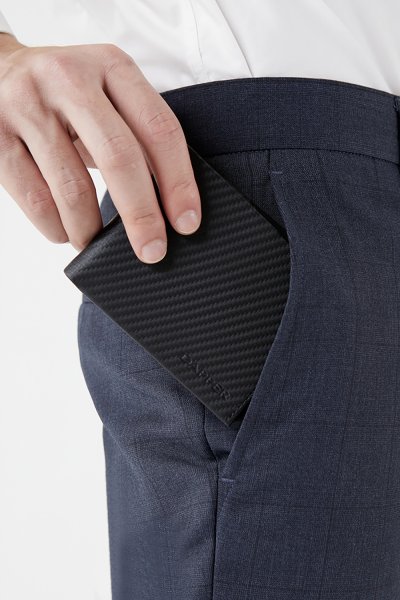กระเป๋าสตางค์ Carbon Fiber Billfold Wallet