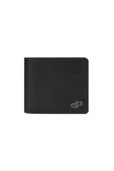DP Iconic Saffiano Billfold Wallet - Black