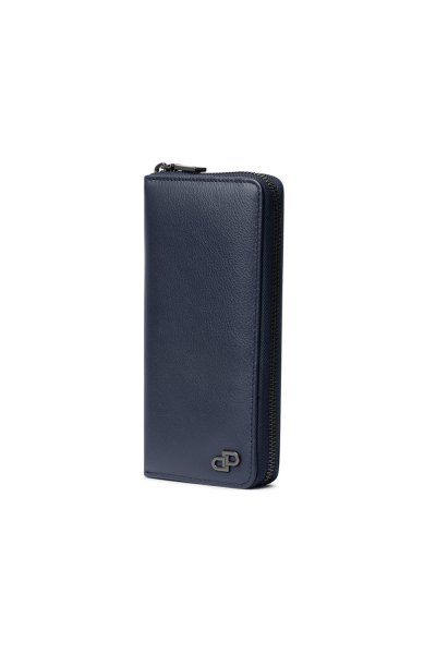 กระเป๋าสตางค์ DP Interlock Accordion Long Wallet - Navy
