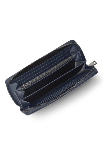 กระเป๋าสตางค์ DP Interlock Accordion Long Wallet - Navy