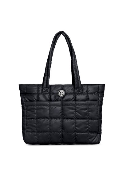 DAPPER Puffy Tote Bag - Black