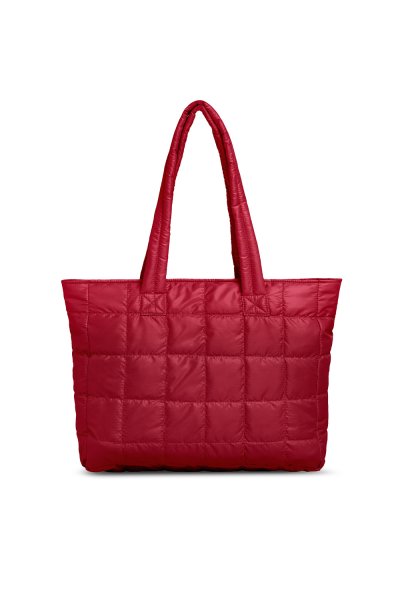 DAPPER Puffy Tote Bag - Red