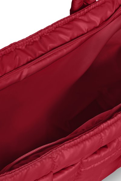 DAPPER Puffy Tote Bag - Red
